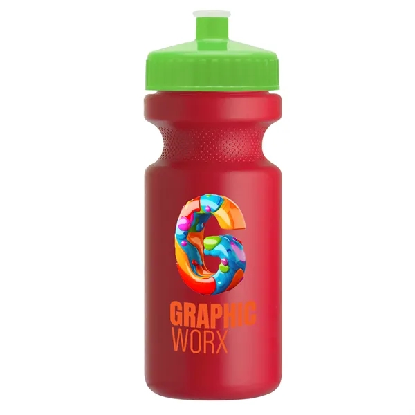22 oz. Circular Bike Bottles with Push pull lid. Bottle includes... from ASI 40480 Koozie Group