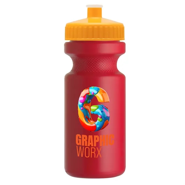 22 oz. Circular Bike Bottles with Push pull lid. Bottle includes... from ASI 40480 Koozie Group