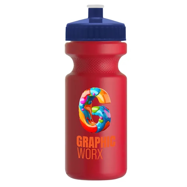 22 oz. Circular Bike Bottles with Push pull lid. Bottle includes... from ASI 40480 Koozie Group
