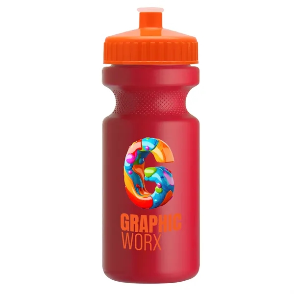 22 oz. Circular Bike Bottles with Push pull lid. Bottle includes... from ASI 40480 Koozie Group