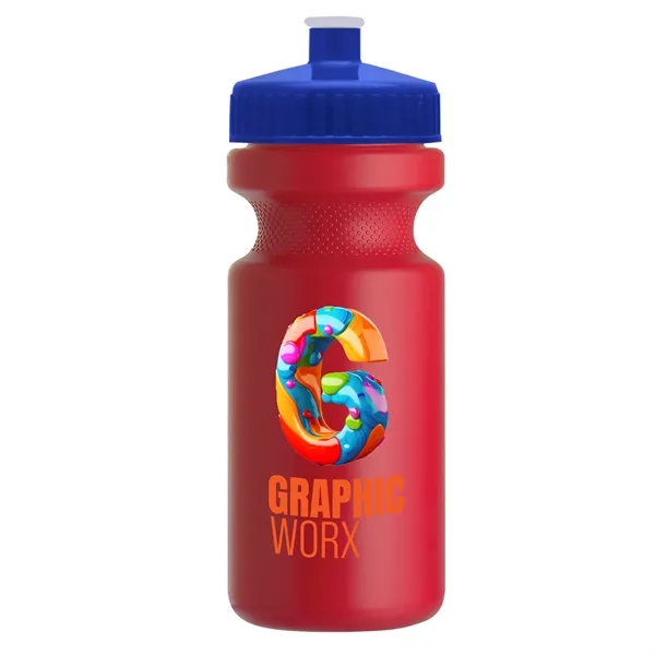 22 oz. Circular Bike Bottles with Push pull lid. Bottle includes... from ASI 40480 Koozie Group