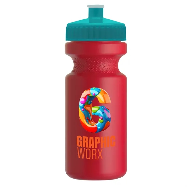 22 oz. Circular Bike Bottles with Push pull lid. Bottle includes... from ASI 40480 Koozie Group
