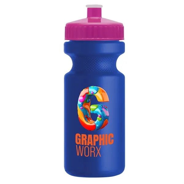 22 oz. Circular Bike Bottles with Push pull lid. Bottle includes... from ASI 40480 Koozie Group