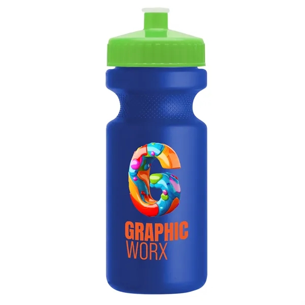 22 oz. Circular Bike Bottles with Push pull lid. Bottle includes... from ASI 40480 Koozie Group