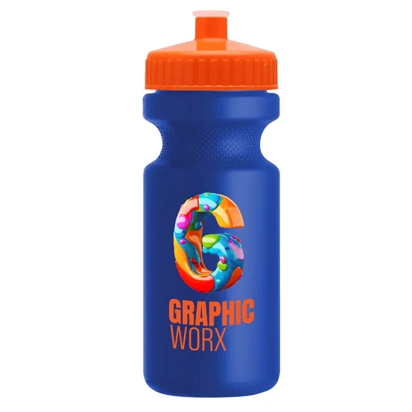 22 oz. Circular Bike Bottles with Push pull lid. Bottle includes... from ASI 40480 Koozie Group