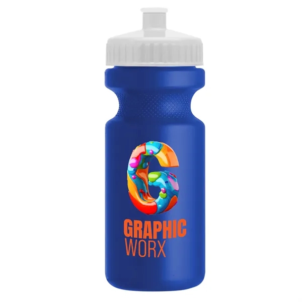 22 oz. Circular Bike Bottles with Push pull lid. Bottle includes... from ASI 40480 Koozie Group