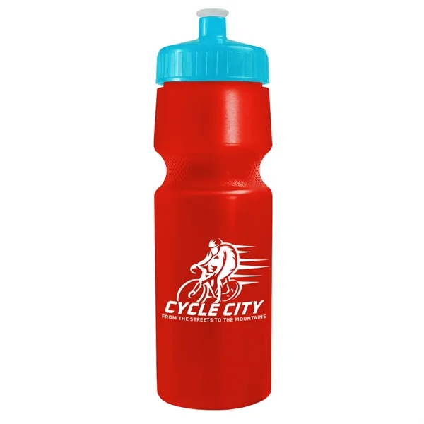 24 oz. Circular Bike Bottles with Push pull lid. Bottle includes... from ASI 40480 Koozie Group
