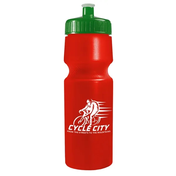 24 oz. Circular Bike Bottles with Push pull lid. Bottle includes... from ASI 40480 Koozie Group
