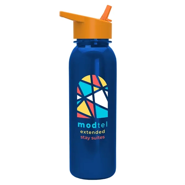 Terrain 24 oz. Metalike Bottle with flip straw lid. Looks and... from ASI 40480 Koozie Group