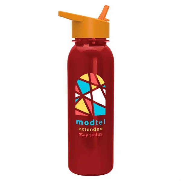 Terrain 24 oz. Metalike Bottle with flip straw lid. Looks and... from ASI 40480 Koozie Group