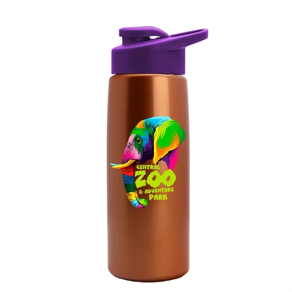 26 oz Metallic Flair Bottle - Drink Thru Lid... from ASI 40480 Koozie Group