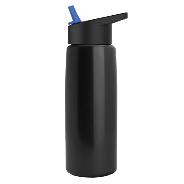 26 oz Metallic Bottle with Flip Straw lid... from ASI 40480 Koozie Group