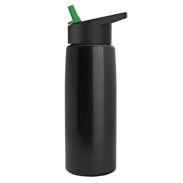 26 oz Metallic Bottle with Flip Straw lid... from ASI 40480 Koozie Group