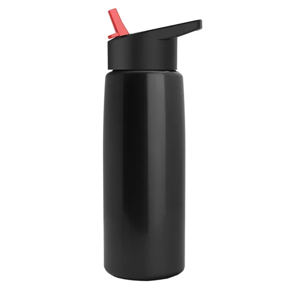 26 oz Metallic Bottle with Flip Straw lid... from ASI 40480 Koozie Group