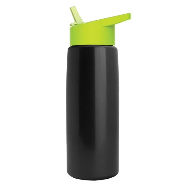 26 oz Metallic Bottle with Flip Straw lid... from ASI 40480 Koozie Group
