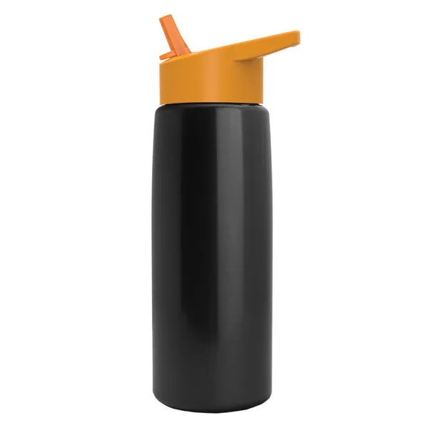 26 oz Metallic Bottle with Flip Straw lid... from ASI 40480 Koozie Group