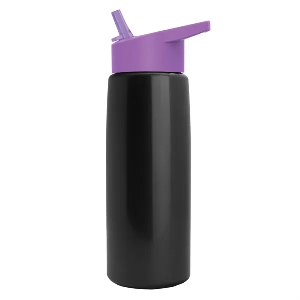 26 oz Metallic Bottle with Flip Straw lid... from ASI 40480 Koozie Group