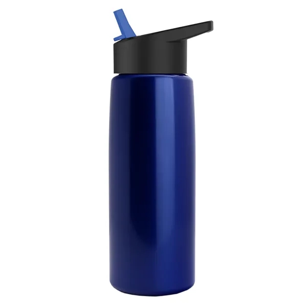 26 oz Metallic Bottle with Flip Straw lid... from ASI 40480 Koozie Group