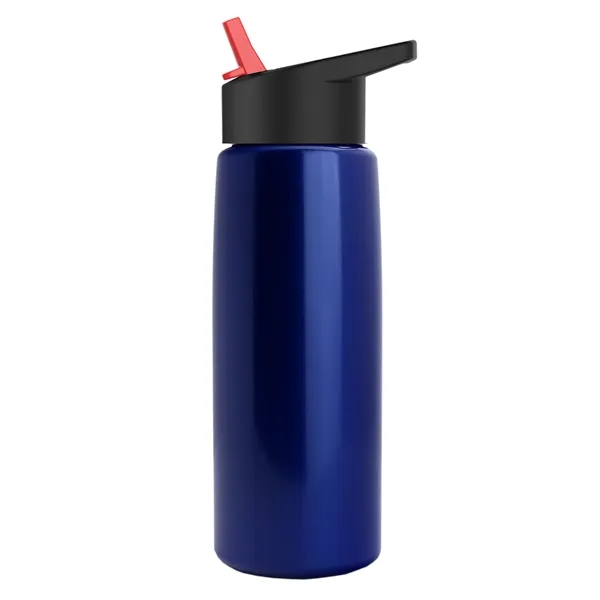 26 oz Metallic Bottle with Flip Straw lid... from ASI 40480 Koozie Group