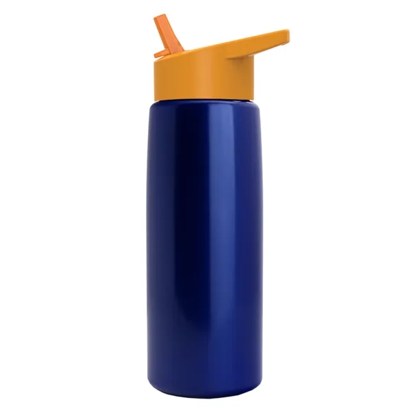 26 oz Metallic Bottle with Flip Straw lid... from ASI 40480 Koozie Group