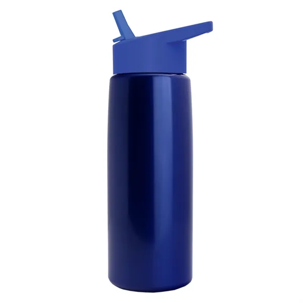 26 oz Metallic Bottle with Flip Straw lid... from ASI 40480 Koozie Group
