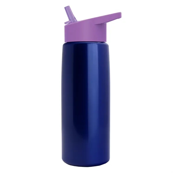 26 oz Metallic Bottle with Flip Straw lid... from ASI 40480 Koozie Group