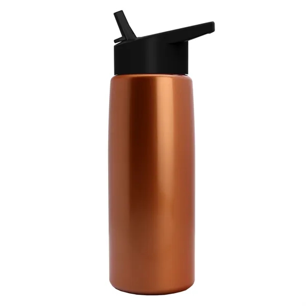26 oz Metallic Bottle with Flip Straw lid... from ASI 40480 Koozie Group