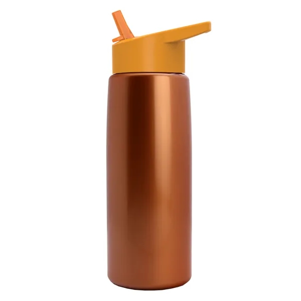 26 oz Metallic Bottle with Flip Straw lid... from ASI 40480 Koozie Group