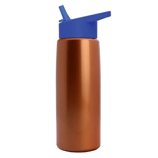 26 oz Metallic Bottle with Flip Straw lid... from ASI 40480 Koozie Group