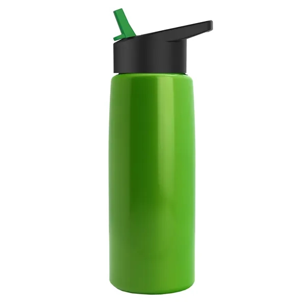 26 oz Metallic Bottle with Flip Straw lid... from ASI 40480 Koozie Group