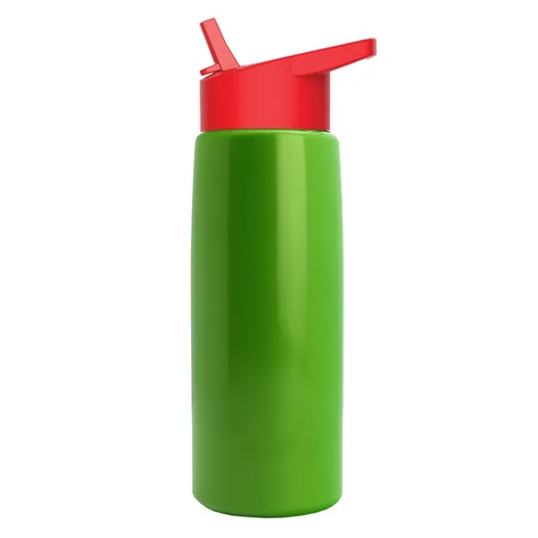 26 oz Metallic Bottle with Flip Straw lid... from ASI 40480 Koozie Group
