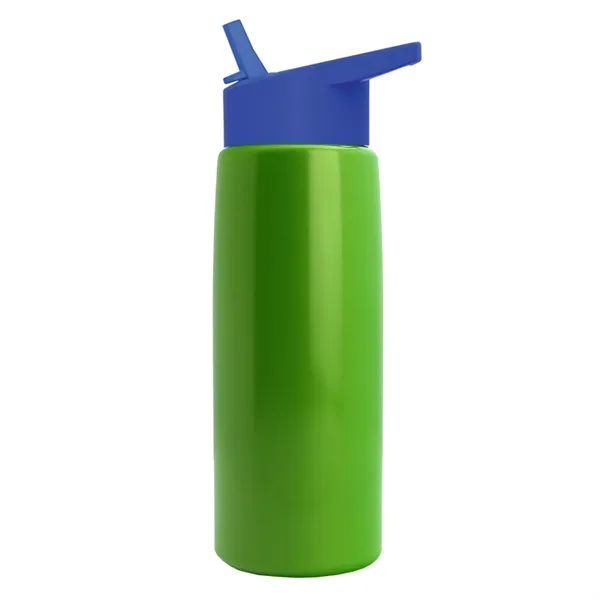26 oz Metallic Bottle with Flip Straw lid... from ASI 40480 Koozie Group