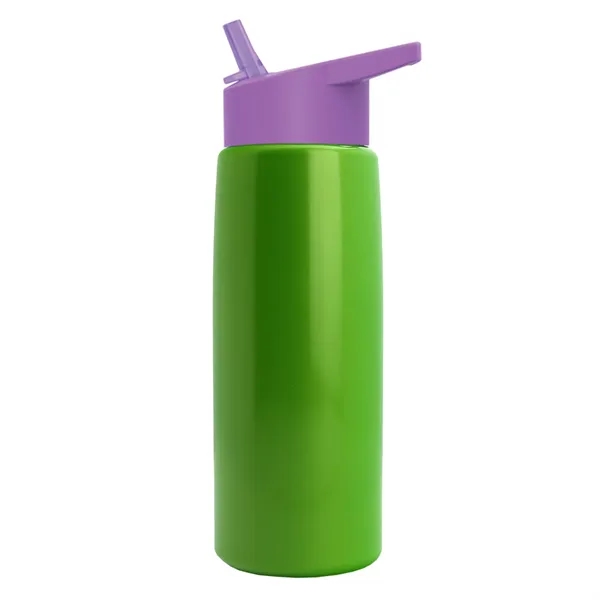 26 oz Metallic Bottle with Flip Straw lid... from ASI 40480 Koozie Group