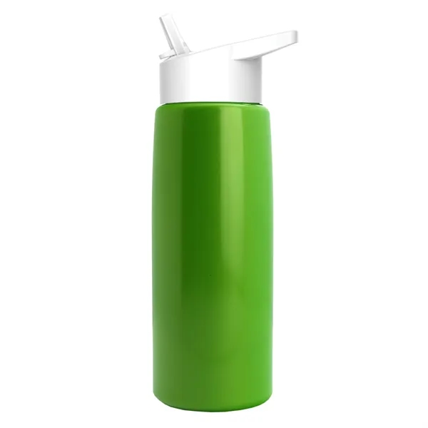 26 oz Metallic Bottle with Flip Straw lid... from ASI 40480 Koozie Group