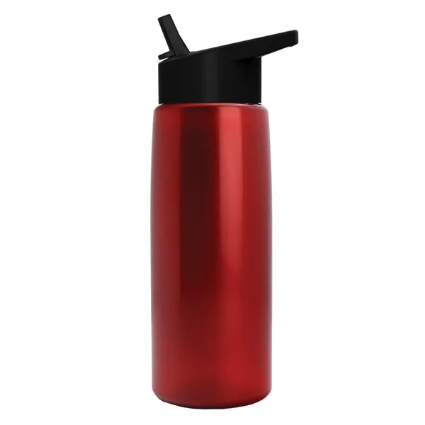 26 oz Metallic Bottle with Flip Straw lid... from ASI 40480 Koozie Group