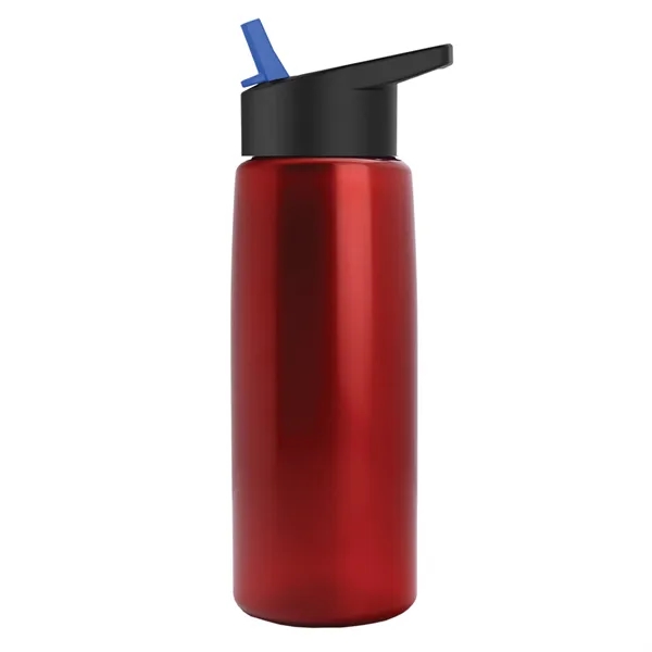 26 oz Metallic Bottle with Flip Straw lid... from ASI 40480 Koozie Group