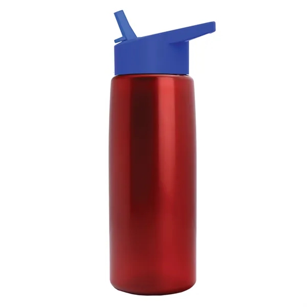 26 oz Metallic Bottle with Flip Straw lid... from ASI 40480 Koozie Group