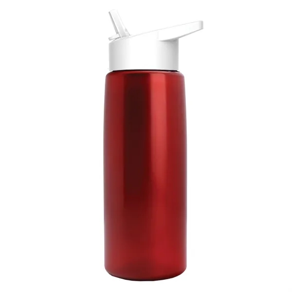 26 oz Metallic Bottle with Flip Straw lid... from ASI 40480 Koozie Group