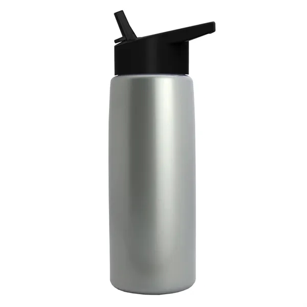 26 oz Metallic Bottle with Flip Straw lid... from ASI 40480 Koozie Group
