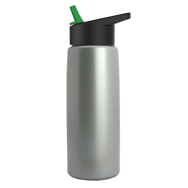 26 oz Metallic Bottle with Flip Straw lid... from ASI 40480 Koozie Group