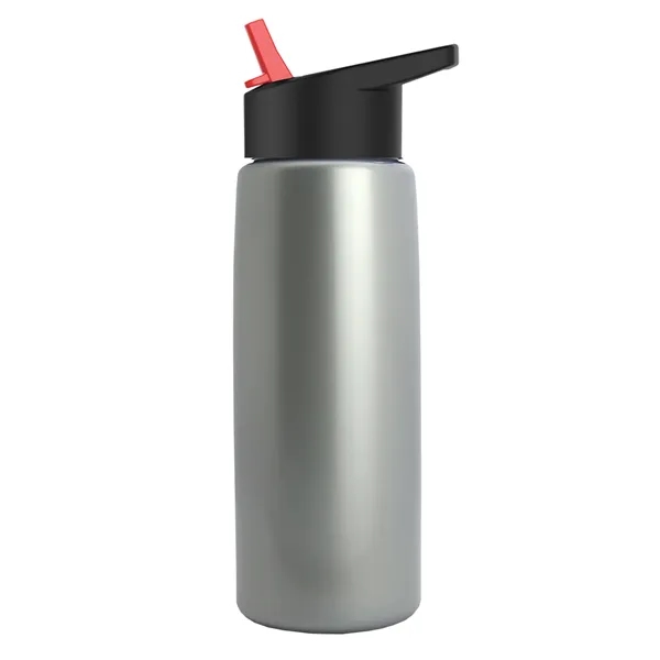 26 oz Metallic Bottle with Flip Straw lid... from ASI 40480 Koozie Group