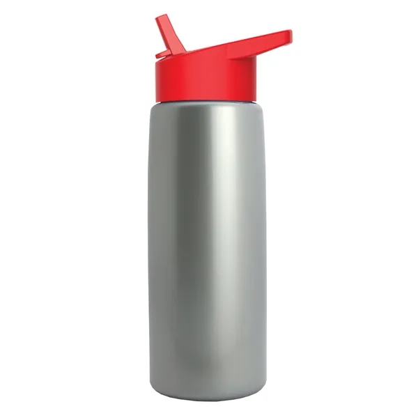 26 oz Metallic Bottle with Flip Straw lid... from ASI 40480 Koozie Group