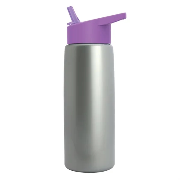 26 oz Metallic Bottle with Flip Straw lid... from ASI 40480 Koozie Group