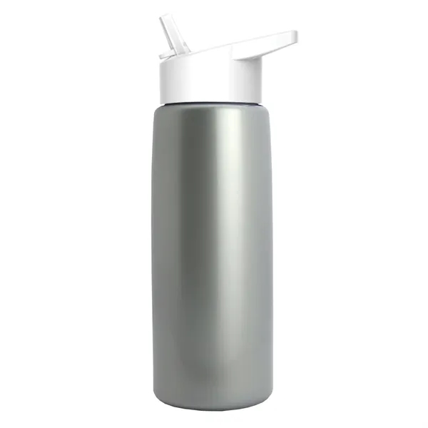 26 oz Metallic Bottle with Flip Straw lid... from ASI 40480 Koozie Group