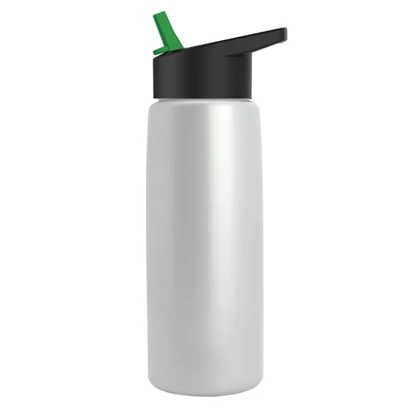 26 oz Metallic Bottle with Flip Straw lid... from ASI 40480 Koozie Group
