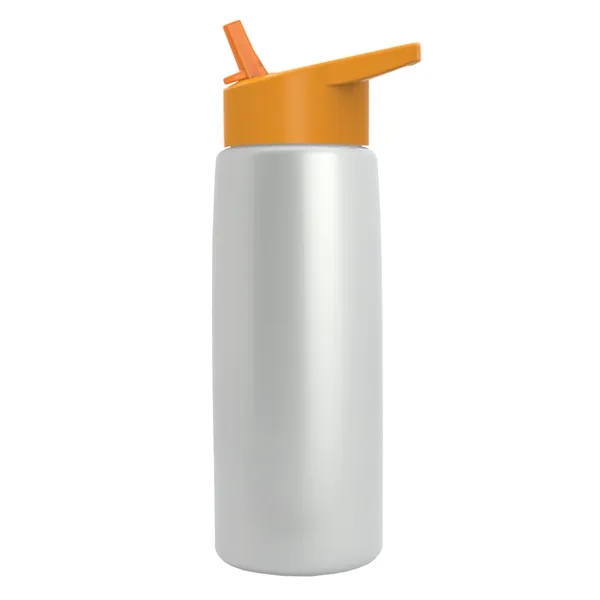 26 oz Metallic Bottle with Flip Straw lid... from ASI 40480 Koozie Group