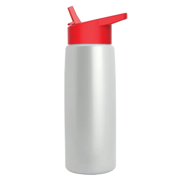 26 oz Metallic Bottle with Flip Straw lid... from ASI 40480 Koozie Group
