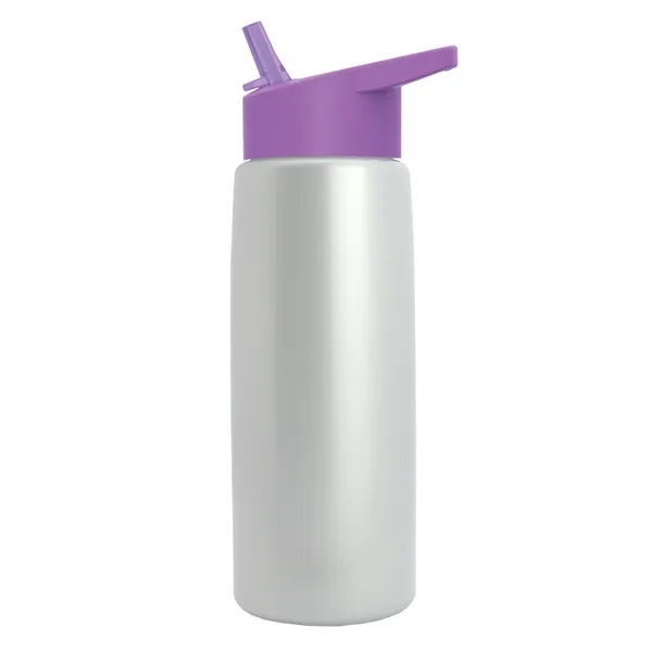 26 oz Metallic Bottle with Flip Straw lid... from ASI 40480 Koozie Group