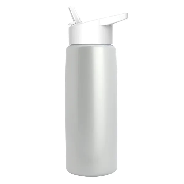 26 oz Metallic Bottle with Flip Straw lid... from ASI 40480 Koozie Group