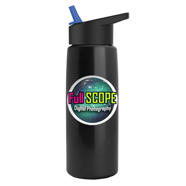 26 oz Metallic Bottle with Flip Straw lid... from ASI 40480 Koozie Group